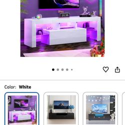 White Tv Table 