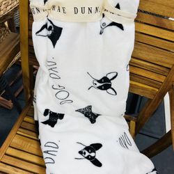 rae dunn dog dad blanket 
