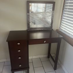 Wooden Vanity Desk