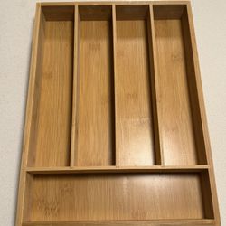 Wooden Silverware Organizer