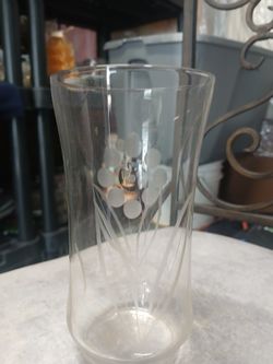 Etched Flower Cups