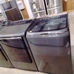 Samsung Washer And Dryer Gas Black Stainless