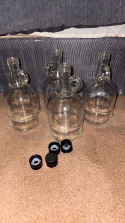 1 liter glass bottles