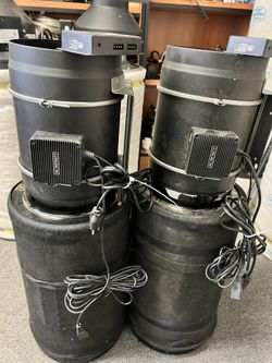 Infinity 8’’ Fans With Charcoal Can Filter And Digital Display
