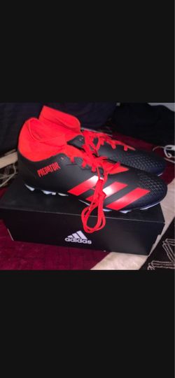 MEN'S ADIDAS PREDATOR 20.4 S FXG SOCCER EE9565 CLEATS SHOES SIZE 12
