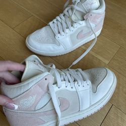 Jordan 1 Mid Legend Pink Women’s Sneakers Size 9.5