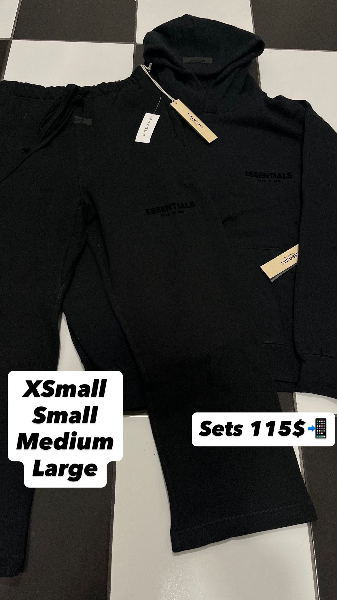 Essential Sets Uncuffed Sweats and Hoodie