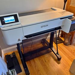 Epson SC-F570 24" Sublimation Printer + Stand — Mint Condition 