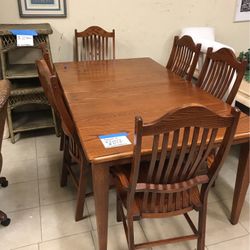 Dining Room Table With 6 Chairs 