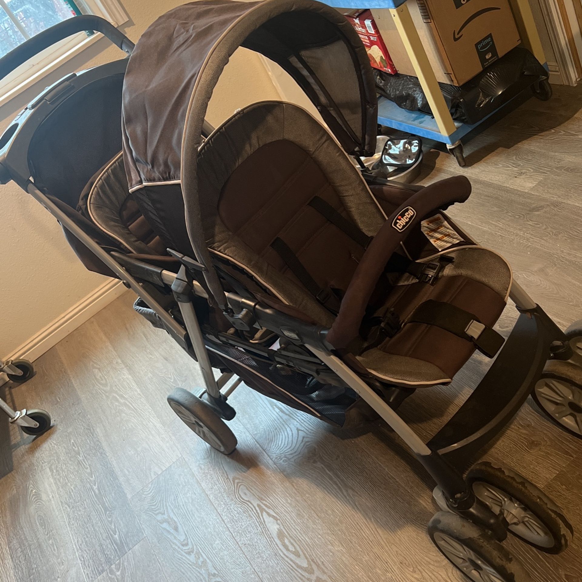 chicco double stroller