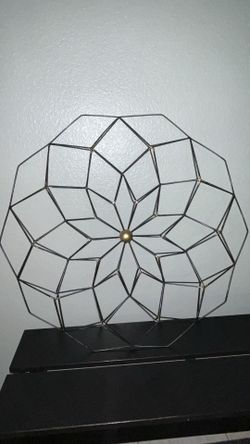 Metal wall decor