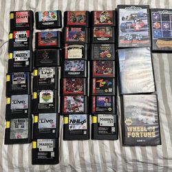 Sega Genesis Game Lot (31 Games