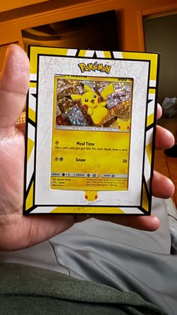 McDonald’s pikachu card