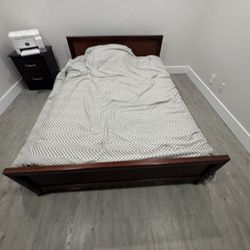 Twin regular bed with night Stand 