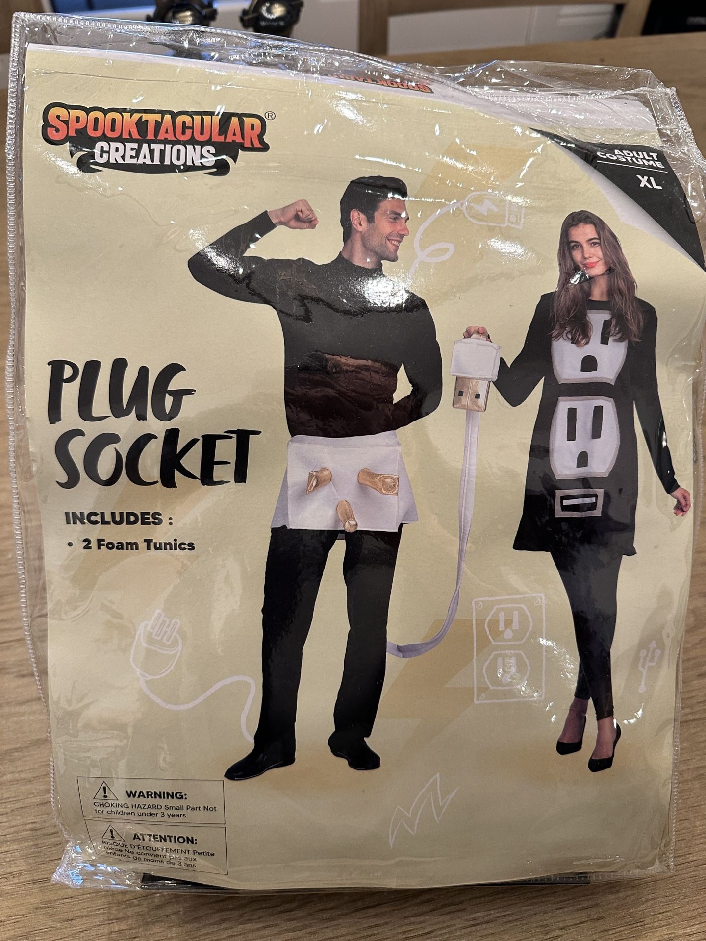 Plug socket Couples Halloween Costume