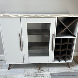Bar With Cabinet Storage