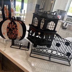 Yankee Candle Halloween Boney Bunch Metal Candle Holder Decorations