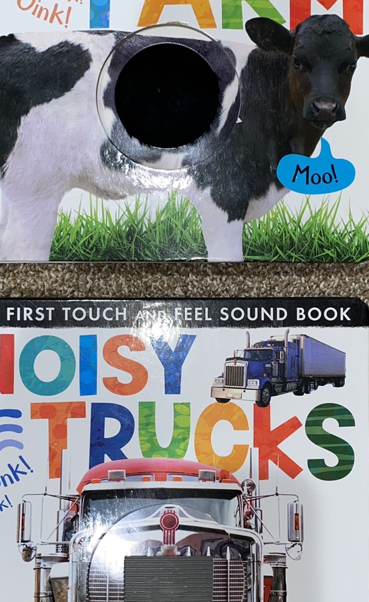 Kids Touch and Feel Sound Books (Group 5 - 2 books)