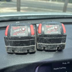 Milwaukee 5.0 Batteries 