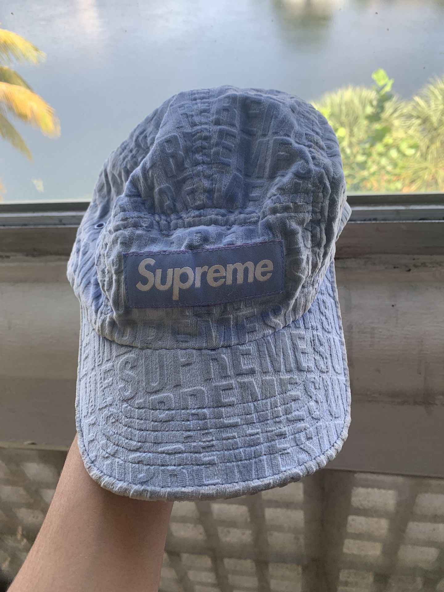supreme cap blue
