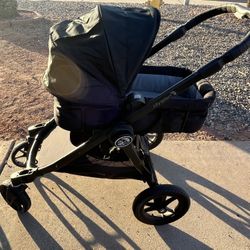 City Select Stroller W/bassinet And Extra Seat 