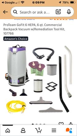  Commercial Backpack Vacuum