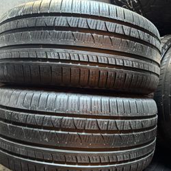 Pair Of 285 45 20 Pirelli Scorpion Verde Run Flat Tires 