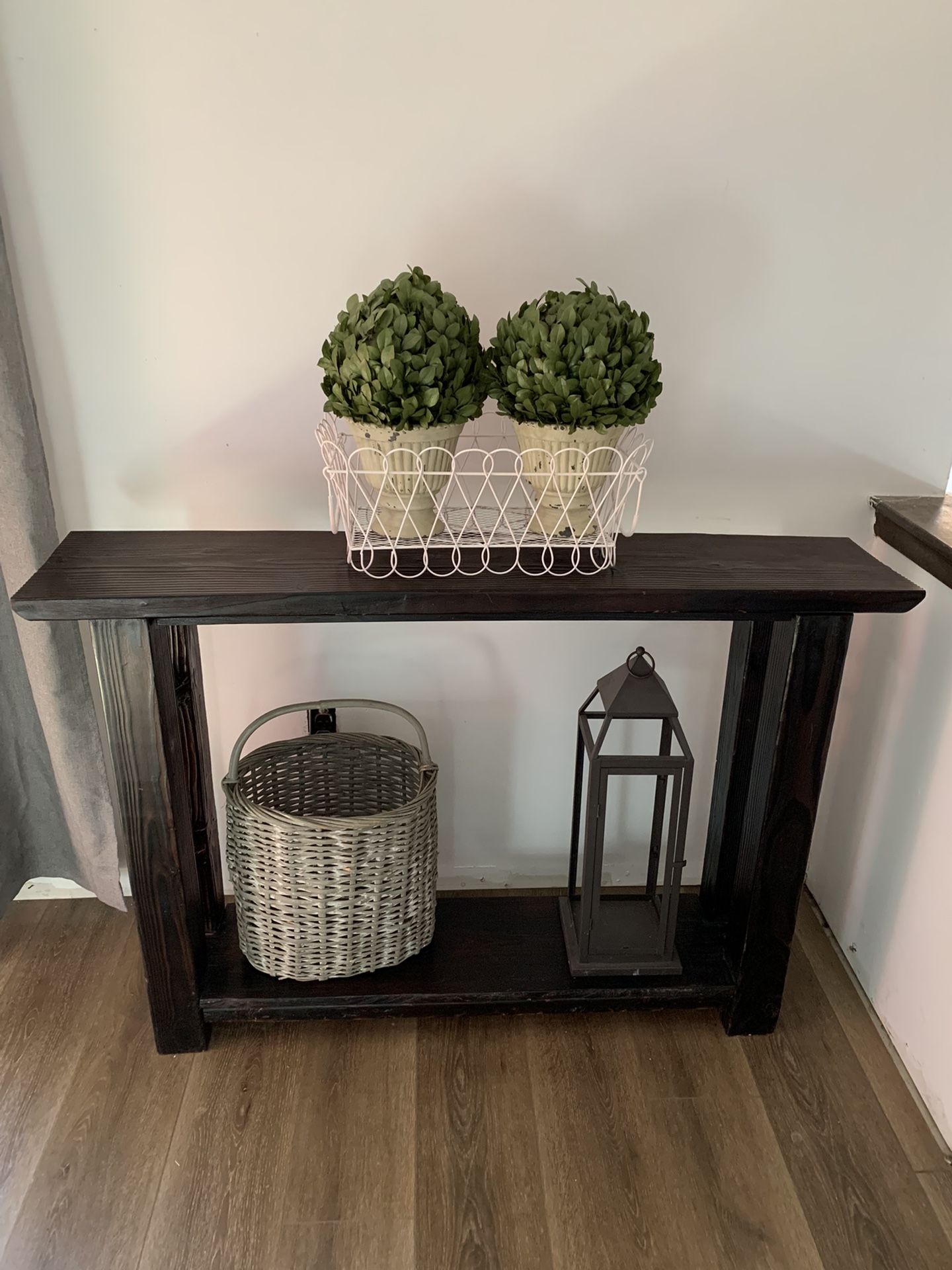 Solid Wood Handcrafted Console Table
