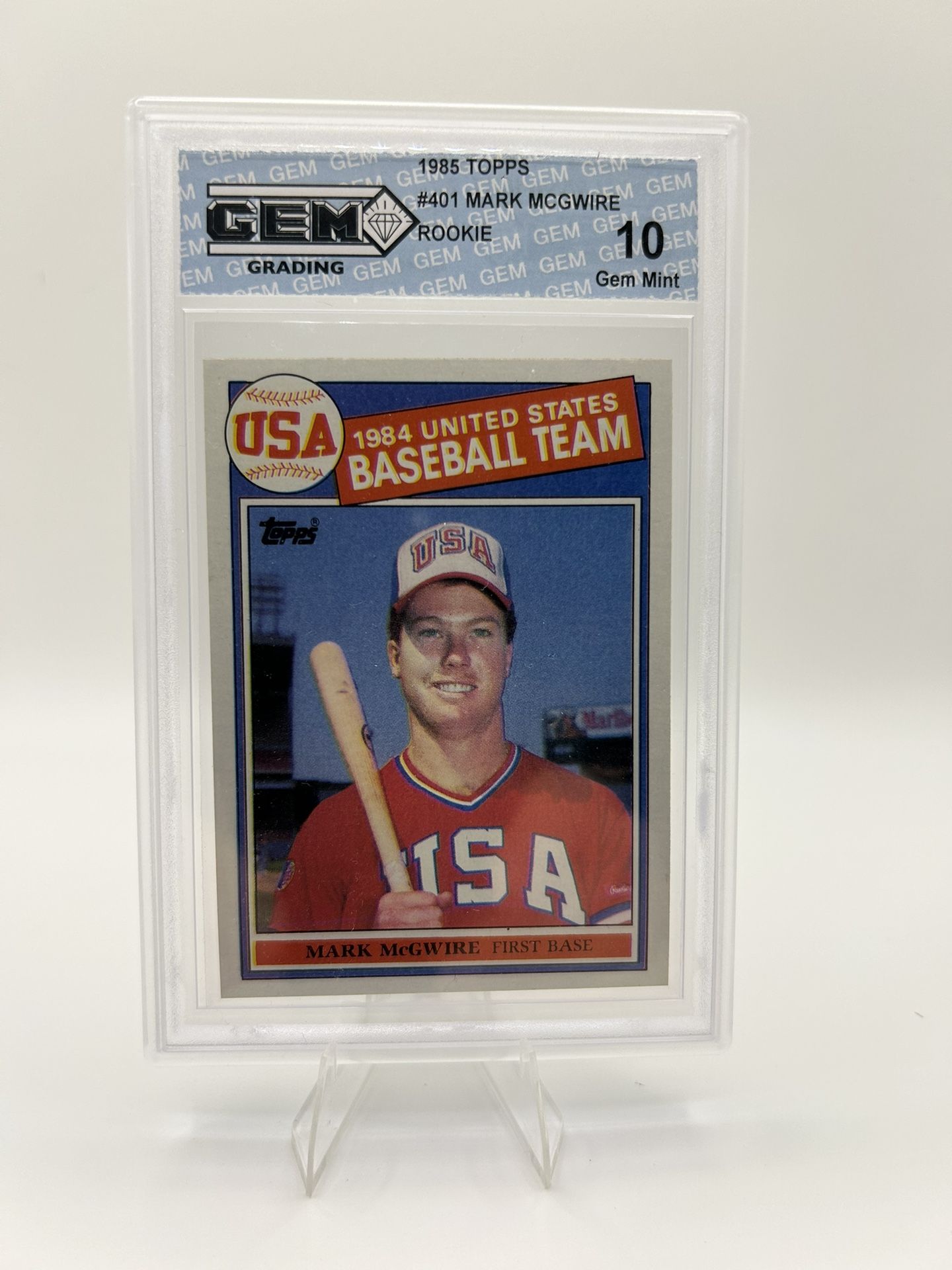 🔥1985 Topps Mark McGwire Rookie Card #401🔥 