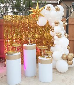 Party Decoration Baby Shower Gender Fiesta Adulto Shimmer Wall