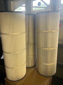 3 pool filters size 19 1/2x7