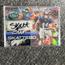 Splat Galactic Cam Skattebo Autographed Card Wild Card 