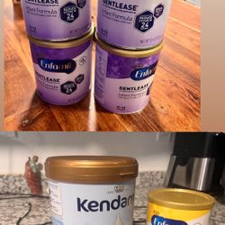 Enfamil Gentle ease,enfamil Regular And Kendamil Whole Milk 
