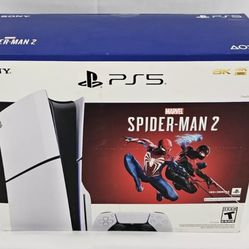 Brand New Slim Playstation 5 Spiderman Bundle