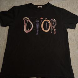 Black Dior T Shirt 