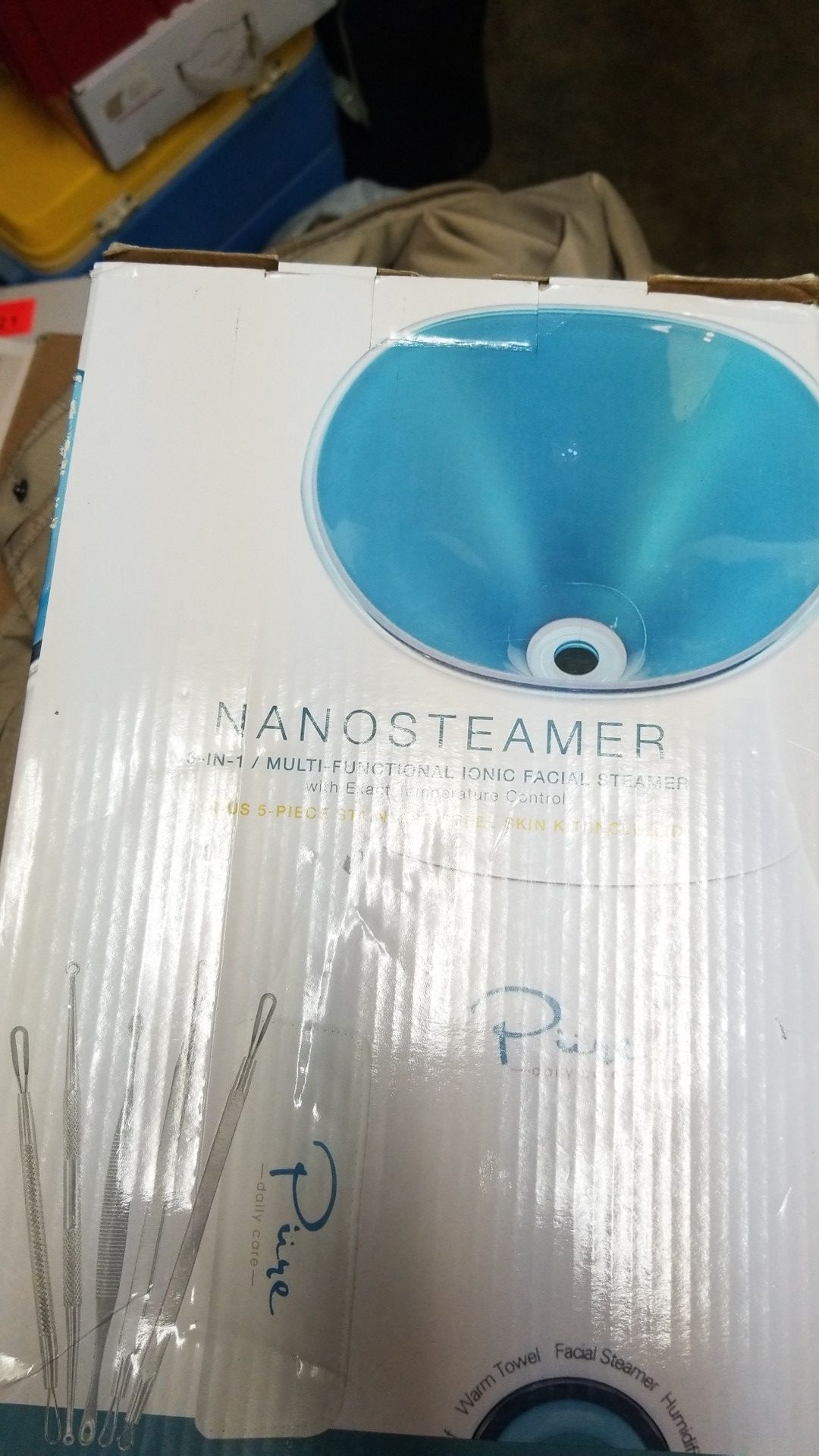 Nanosteamer 3 in 1 multi functional facial steamer