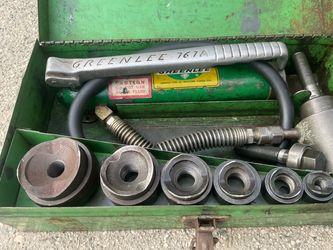 GREENLEE HYDRAULIC KNOCKOUT PUNCH DRIVER SET