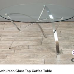 Modern Glass Coffee Table – Great Condition