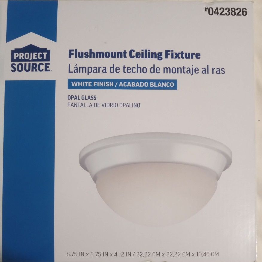 2 Flush mount Ceiling Fixtures (Cash Only)