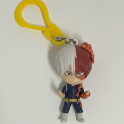 My Hero Academia Backpack Clips Shoto Todoroki Fire Variant Figure