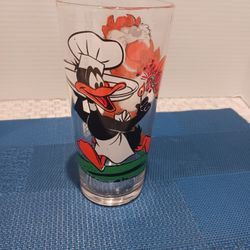 Vintage Looney Tunes Daffy Duck And Taz Collector Drinking Glass