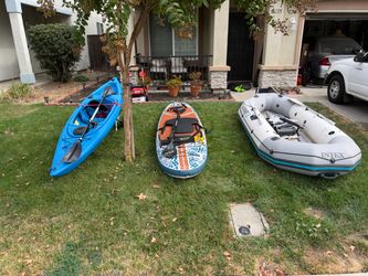 Kayak, paddle board and raft