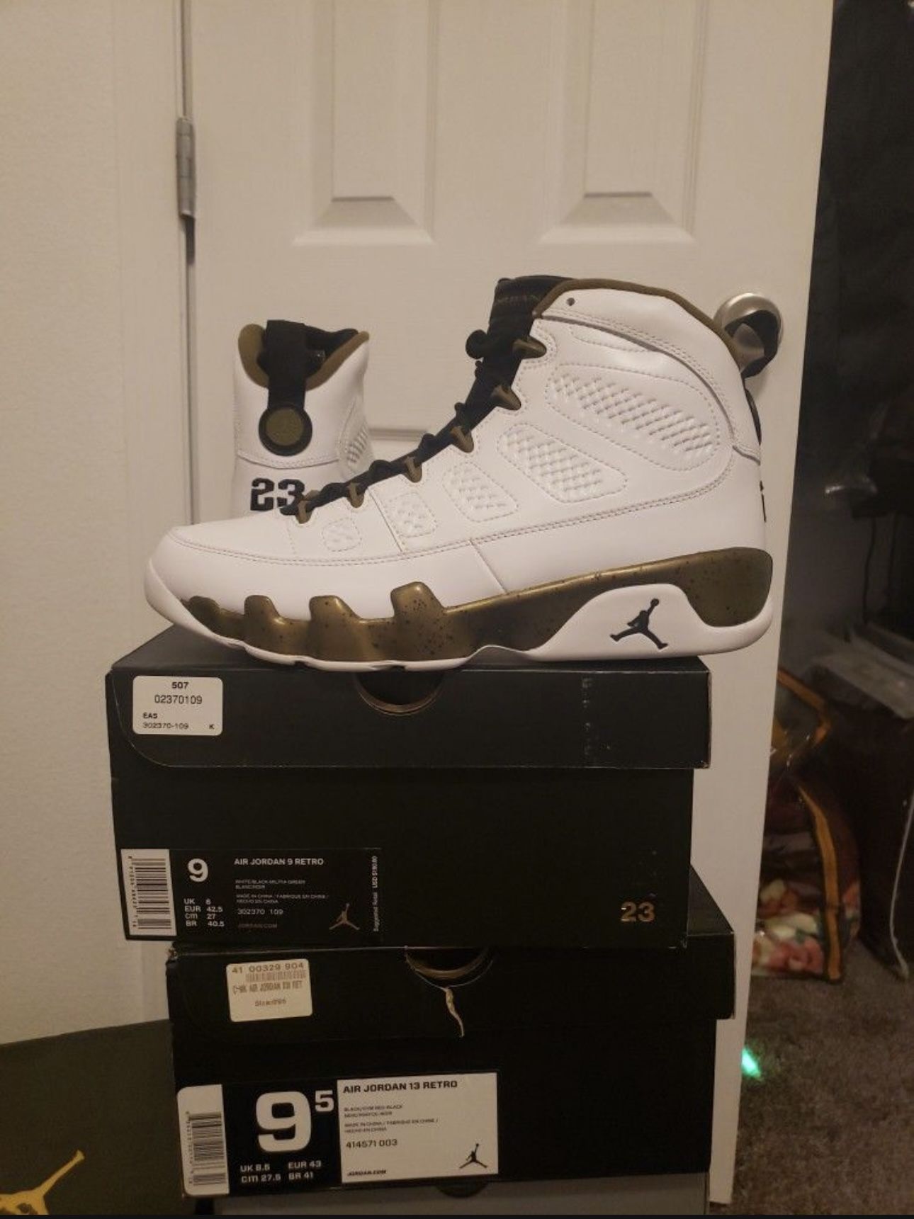 Jordan Retro 9, SZ 9, NEW, $220