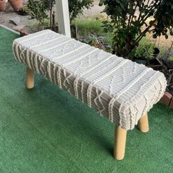 Ottoman Bench Wool