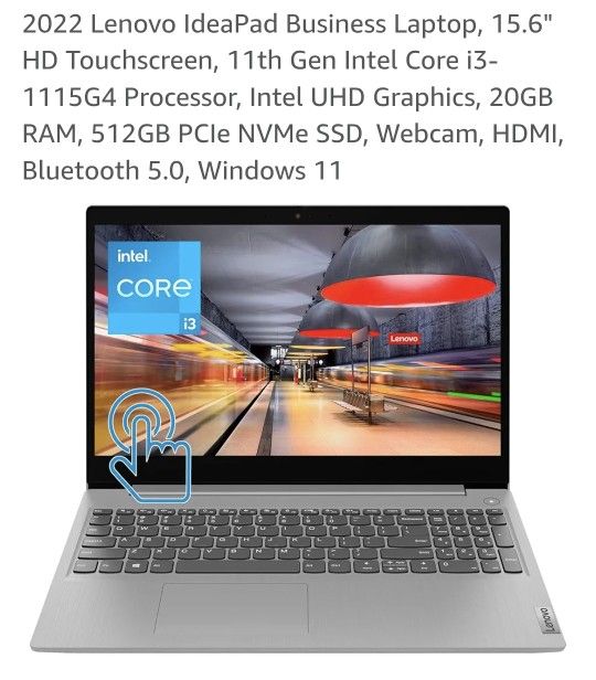 Used 15.6 Inch 2022 Lenovo Laptop
