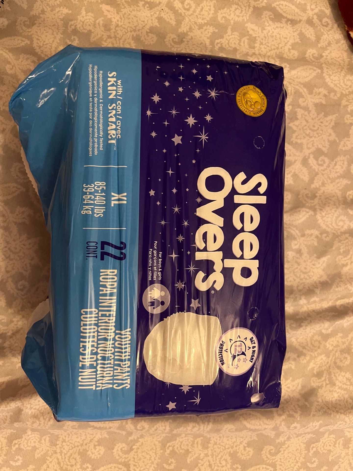 Sleep overs pull ups XL Youth