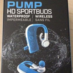 NEW-PUMP HD SPORTBUDS WATERPROOF WIRELESS