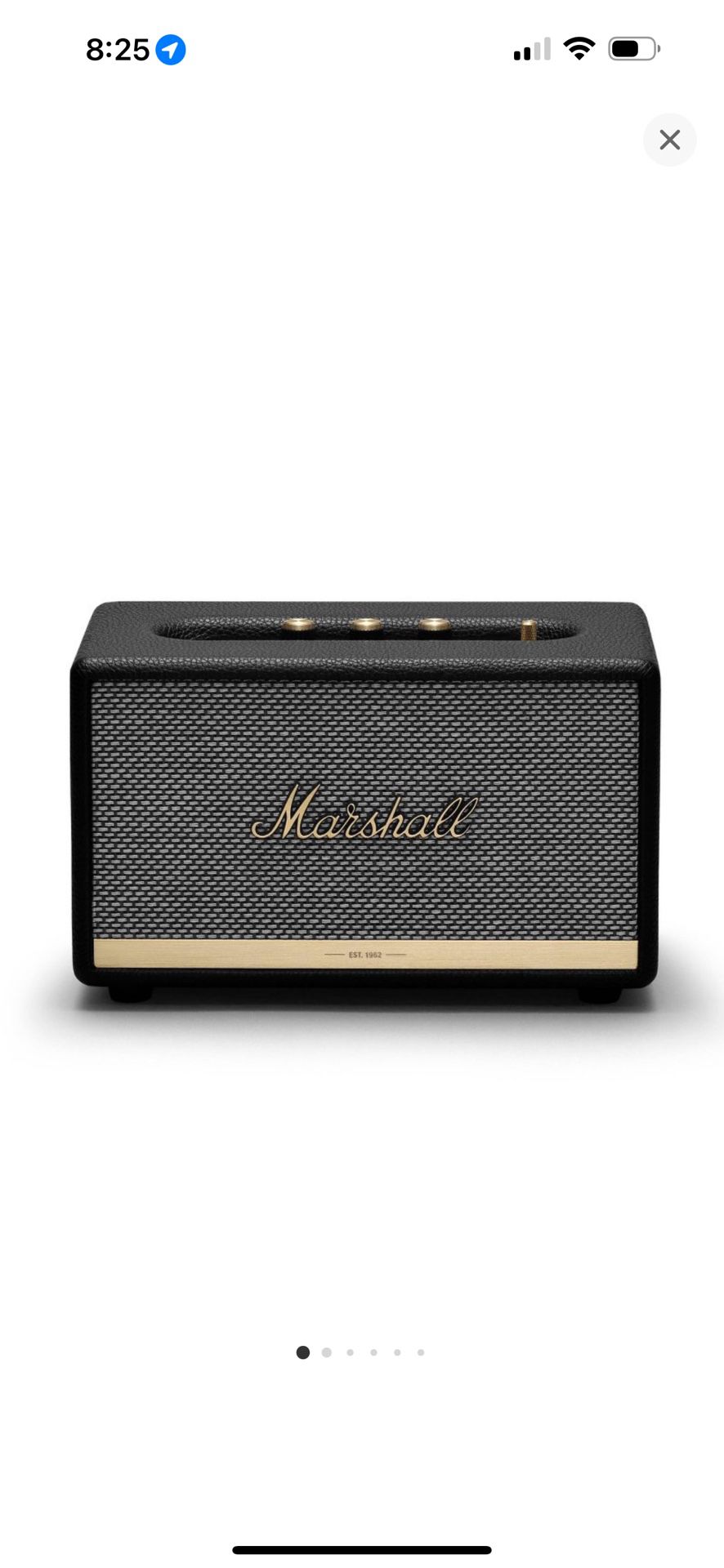 Marshall Acton 2 Bluetooth Speaker 