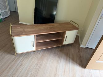 Mid Century Modern TV Credenza Media Cabinet
