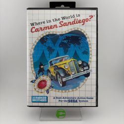 Where in the World is Carmen Sandiego (Sega Master System, 1988)
